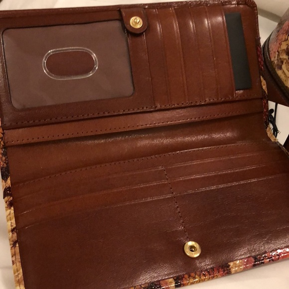 BRAHMIN GEORGINA MULTI BRIDGEPORT BAG with ADY WALLET NWT - Picture 15 of 16